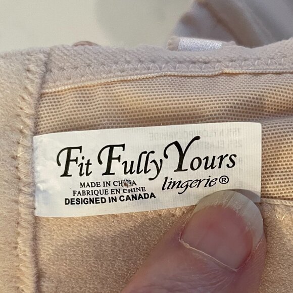 Fit Fully Yours Lingerie Felicia Strapless Bra Full Coverage Nude 32DD - Picture 10 of 12